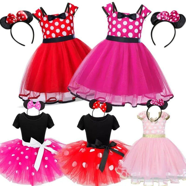 Vestido Minnie - Fantasia Infantil - Disney