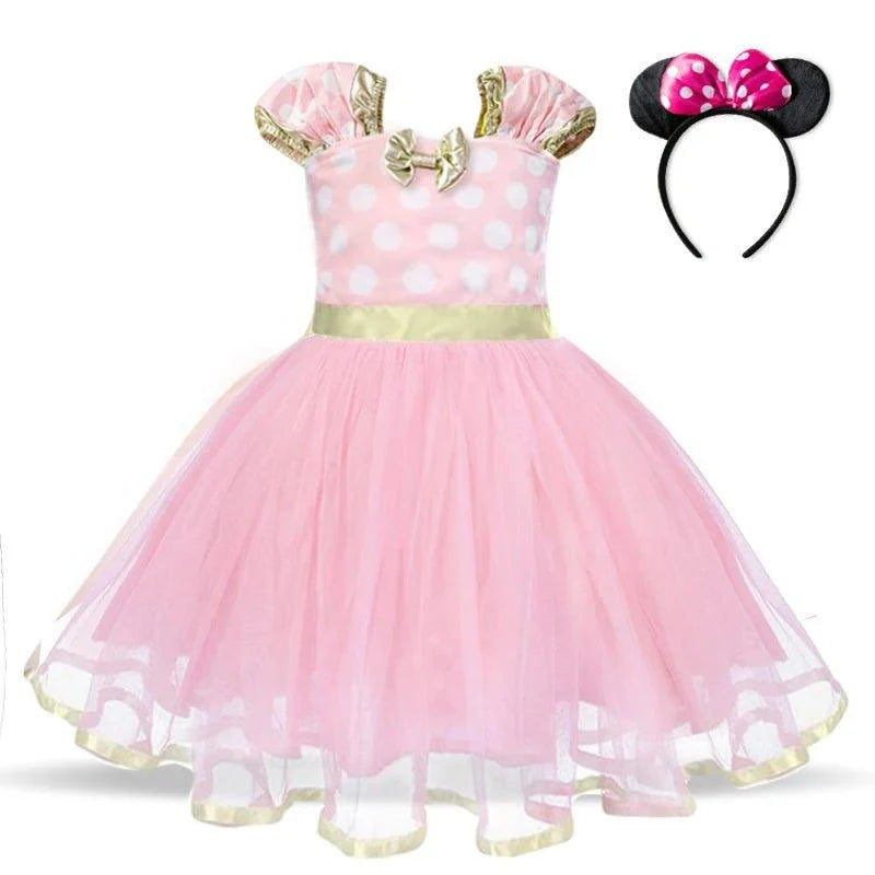 Vestido Minnie - Fantasia Infantil - Disney